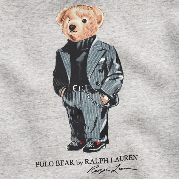 Stadium Pepper Heather Suit Bear Fleece Sweatshirt Big & Tall 6