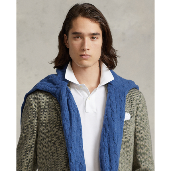 新品　ポロラルフローレン　ポロシャツ　カスタムスリムフィット　ブルー　メッシュ ポロ ラルフ ローレン POLO RALPH LAUREN カスタム スリム