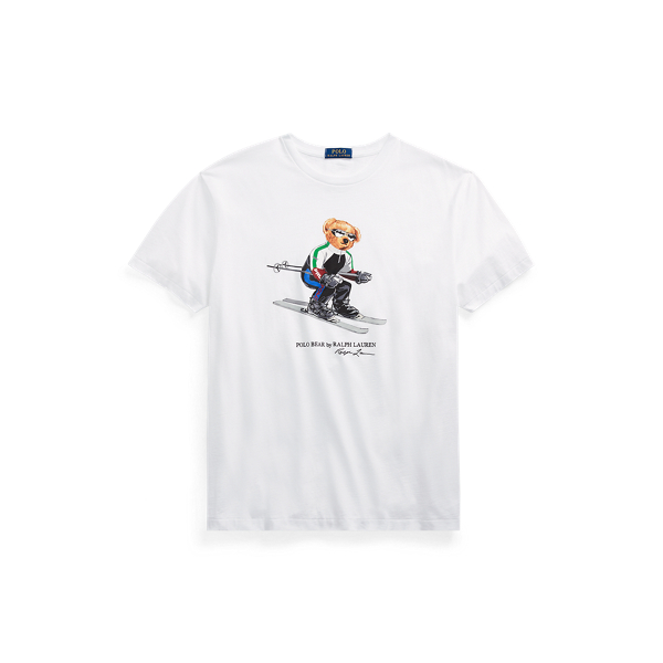 Classic Fit Ski Bear T Shirt for Men Ralph Lauren UK