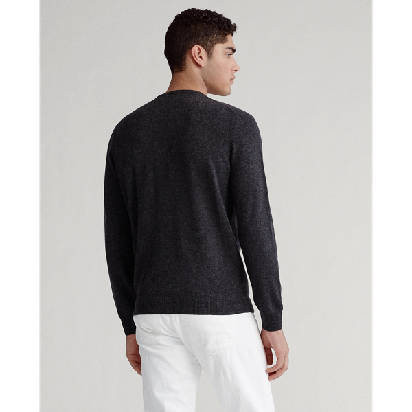 Waschbarer Pullover aus Kaschmir Polo Ralph Lauren in Dunkelgranit meliert 4