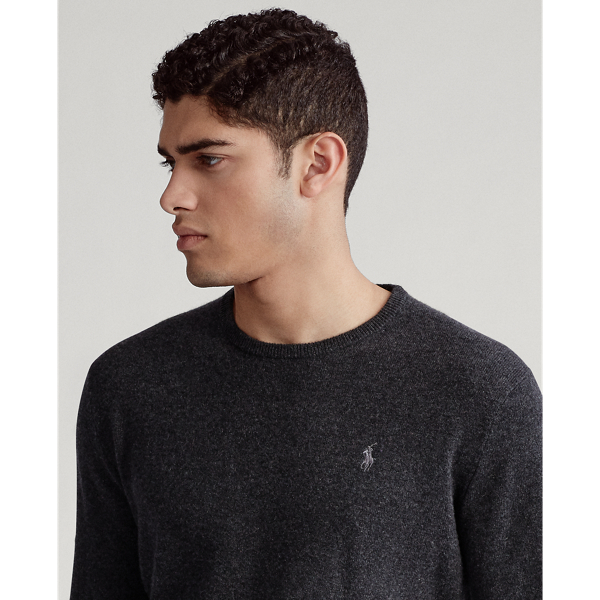 Waschbarer Pullover aus Kaschmir Polo Ralph Lauren in Dunkelgranit meliert 5