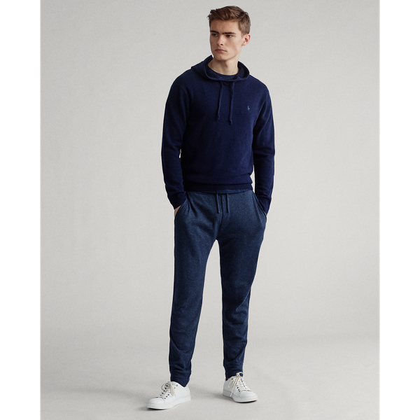 Hunter Navy Washable Cashmere Hooded Jumper Polo Ralph Lauren 3