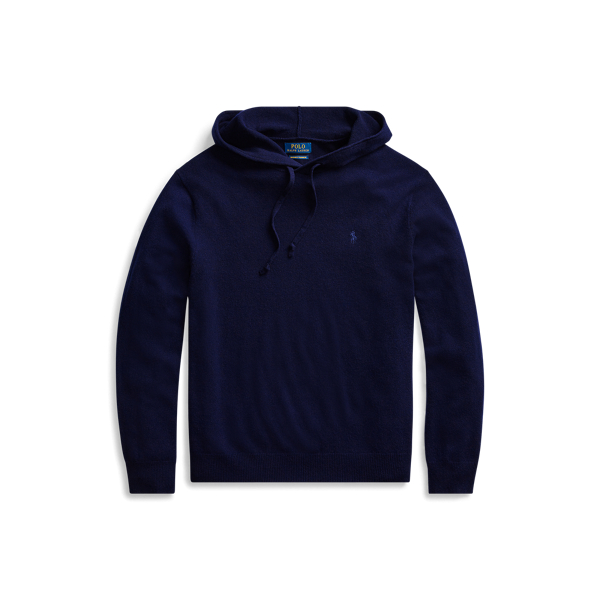 Washable Cashmere Hooded Sweater