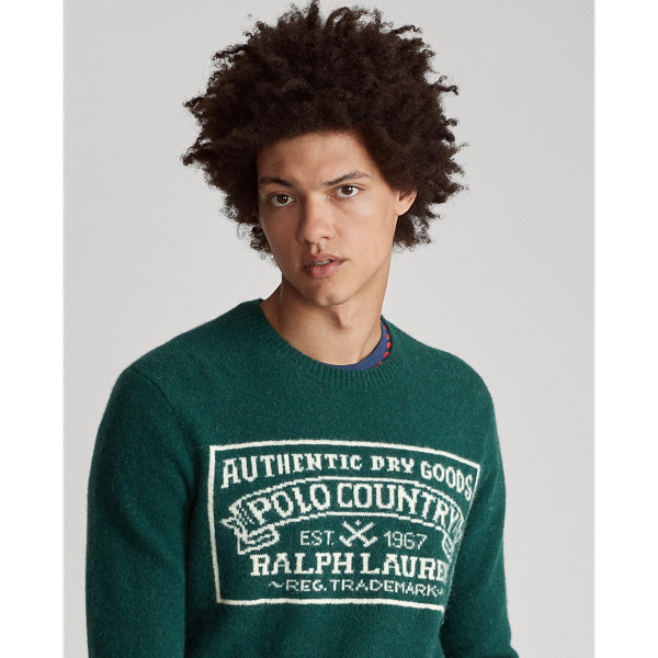 Forest/Cream Polo Country Wool Jumper Polo Ralph Lauren 5