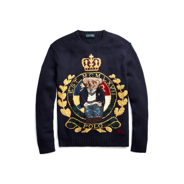 Crest Bear Wool Sweater Polo Ralph Lauren in 1