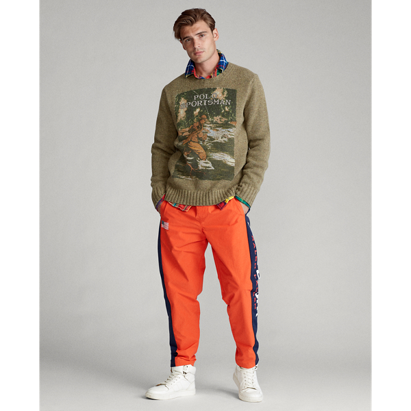 Camo Multi Sportsman Wool Jumper Polo Ralph Lauren 3
