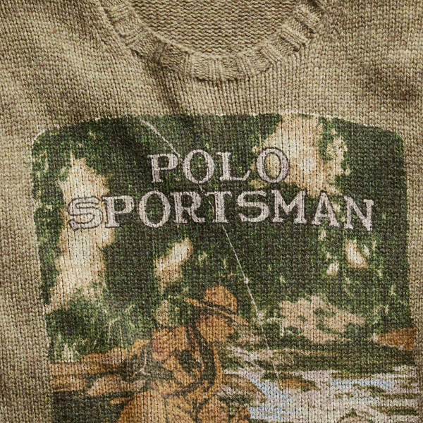 Camo Multi Sportsman Wool Jumper Polo Ralph Lauren 7