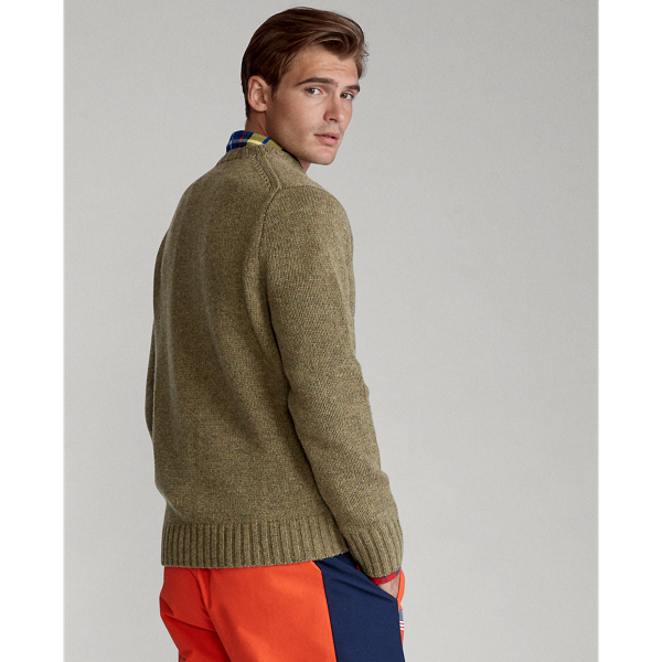 Camo Multi Sportsman Wool Jumper Polo Ralph Lauren 5