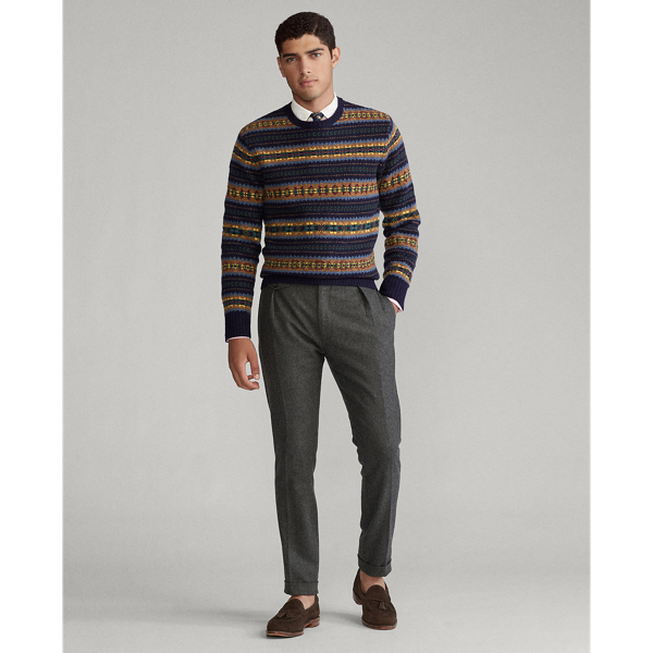 Navy Fairisle Fair Isle Woollen Jumper Polo Ralph Lauren 3