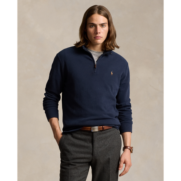 Estate Rib Quarter Zip Pullover for Men Ralph Lauren UAE