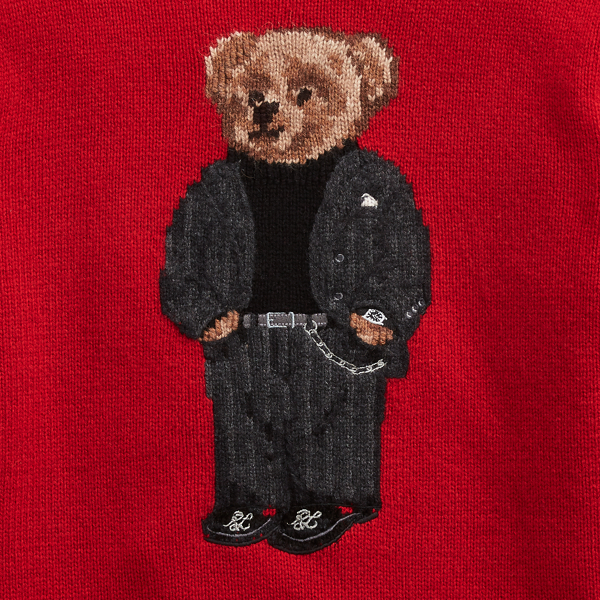 Red / Suit Bear Suit Bear Wool Sweater Polo Ralph Lauren 7