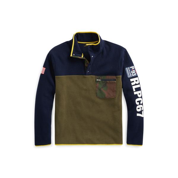 Fleece Mockneck Pullover Polo Ralph Lauren 1