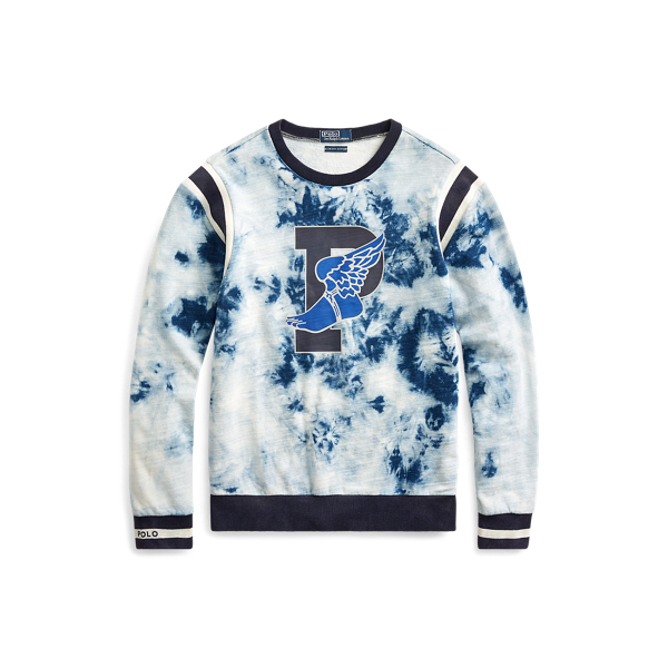Polo ralph lauren indigo stadium sweatshirt deals