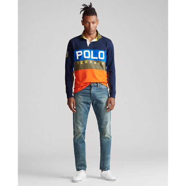 Cruise Navy Multi Classic Fit Polo Terrain Rugby Shirt Polo Ralph Lauren 3