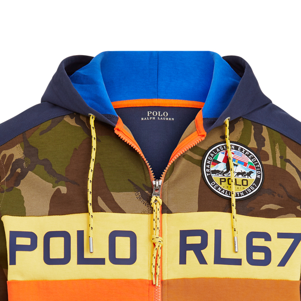 Camo Multi Camo Double-Knit Hoodie Polo Ralph Lauren 6
