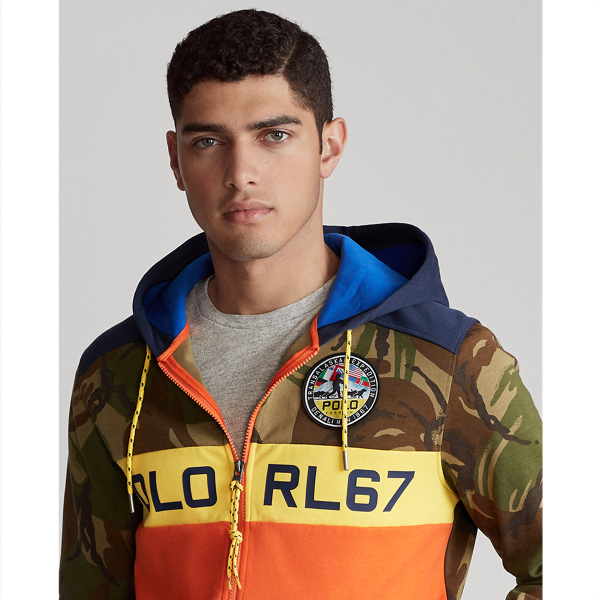 Camo Multi Camo Double-Knit Hoodie Polo Ralph Lauren 5