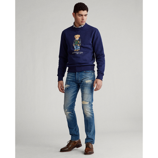Cruise Navy Preppy Bear Fleece Sweatshirt Polo Ralph Lauren 3