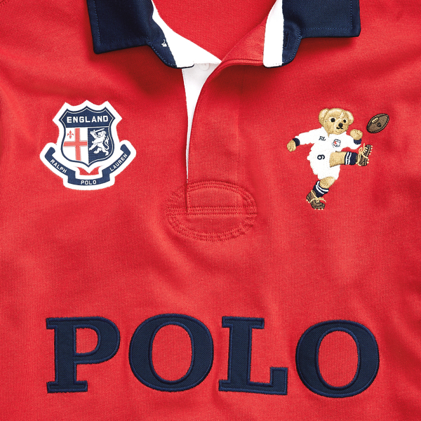 Das Rugbyhemd England Polo Ralph Lauren in RL Red 6
