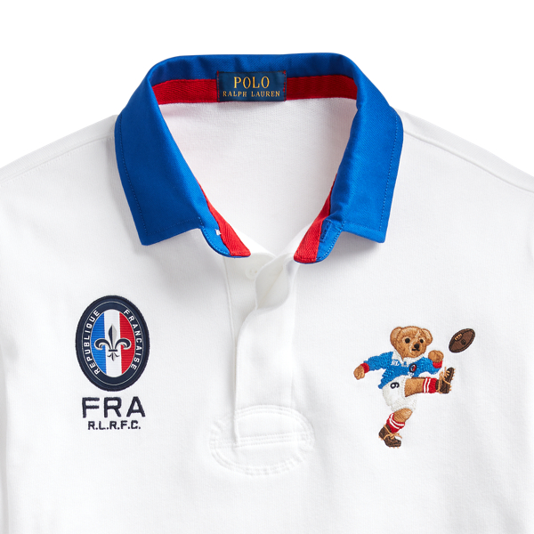 White The France Rugby Polo Ralph Lauren 6