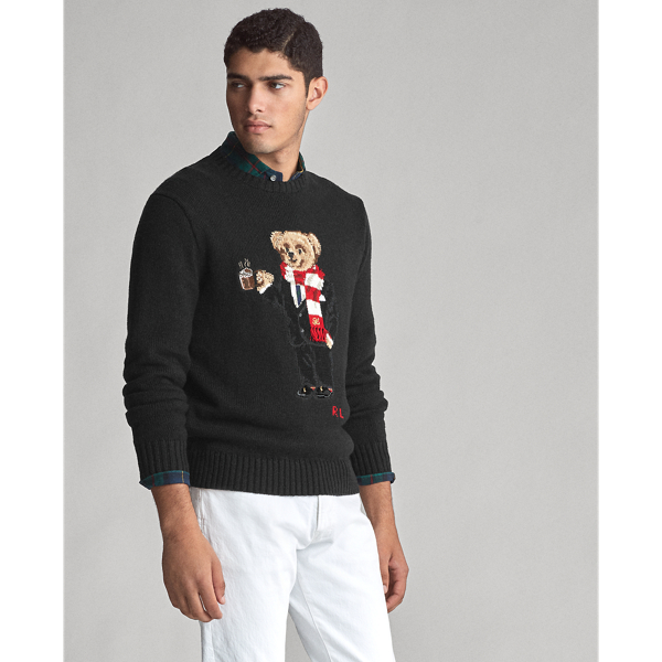 Black Cocoa Bear Cocoa Bear Jumper Polo Ralph Lauren 4