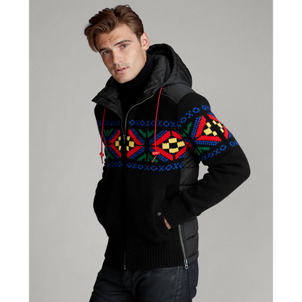 Multi Fair Isle Hooded Jumper Polo Ralph Lauren 5