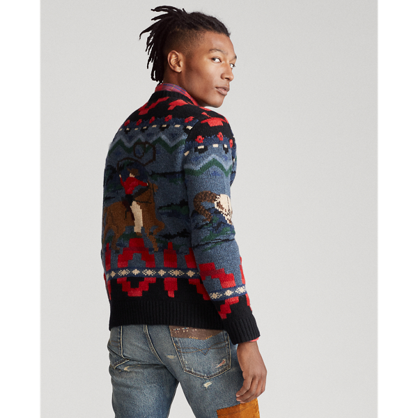 Multi Cowboy Hand-Knit Jumper Polo Ralph Lauren 5