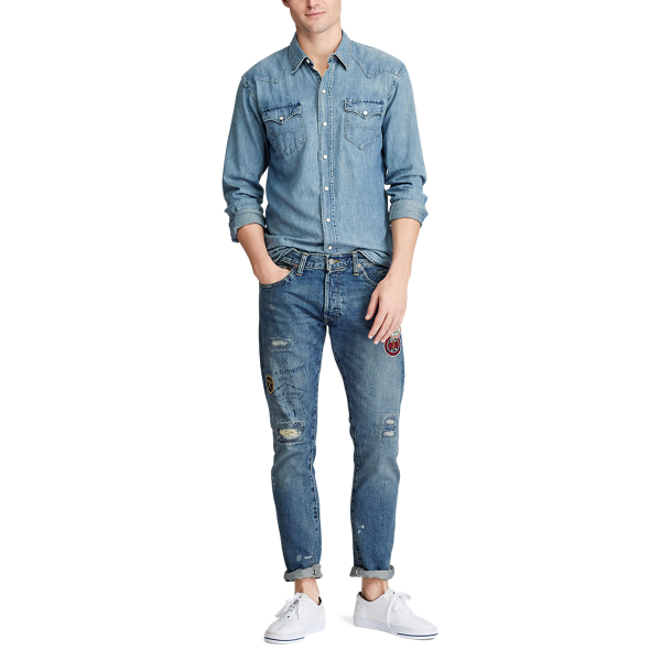 Ronan Repaired Sullivan Slim Distressed Jean Polo Ralph Lauren 3