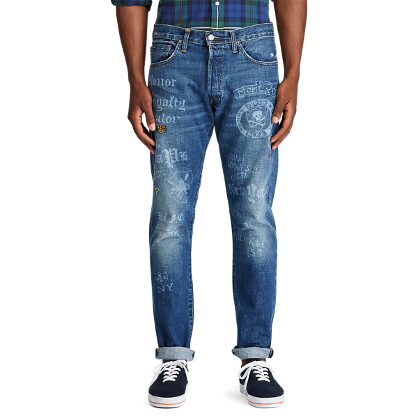 Gipson Plaid Sullivan Slim Graphic Jean Polo Ralph Lauren 3