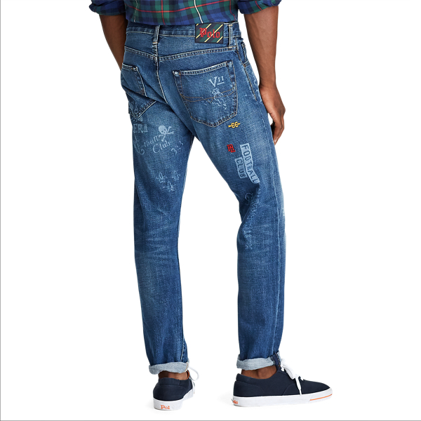 Gipson Plaid Sullivan Slim Graphic Jean Polo Ralph Lauren 4