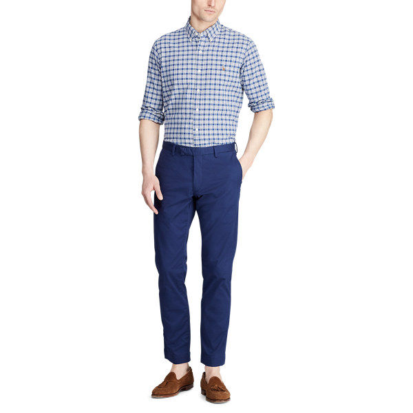 Dark Cobalt Stretch Slim Fit Chino Trouser Polo Ralph Lauren 2