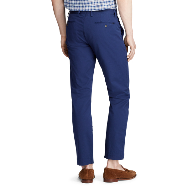 Dark Cobalt Stretch Slim Fit Chino Trouser Polo Ralph Lauren 4