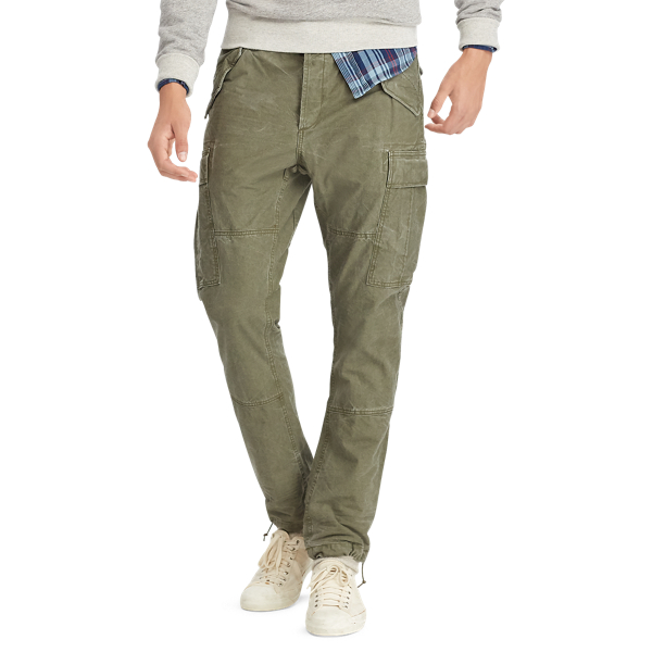 Outdoors Olive Classic Tapered Fit Cargo Trouser Polo Ralph Lauren 3