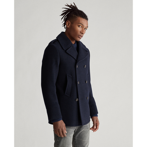 Navy Polo Wool-Blend Peacoat Polo Ralph Lauren 5