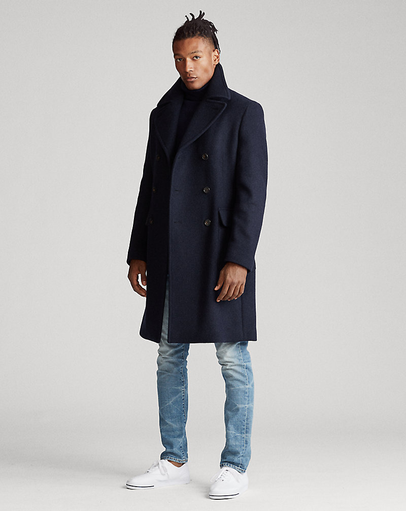 Wool-Blend Melton Car Coat for Men | Ralph Lauren® PT Wool-Blend Melton Car Coat for Men | Ralph Lauren® PT