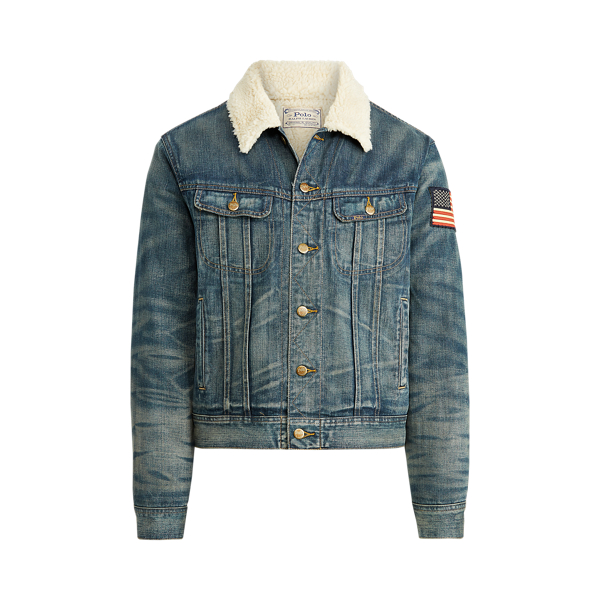 Cowboy-Print Denim Jacket for Men | Ralph Lauren® CV