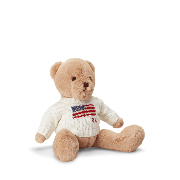 Small Flag-Sweater Polo Bear