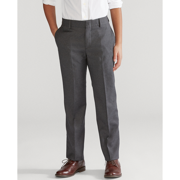 Grey Polo Lightweight Wool Suit Boys 8-20 4