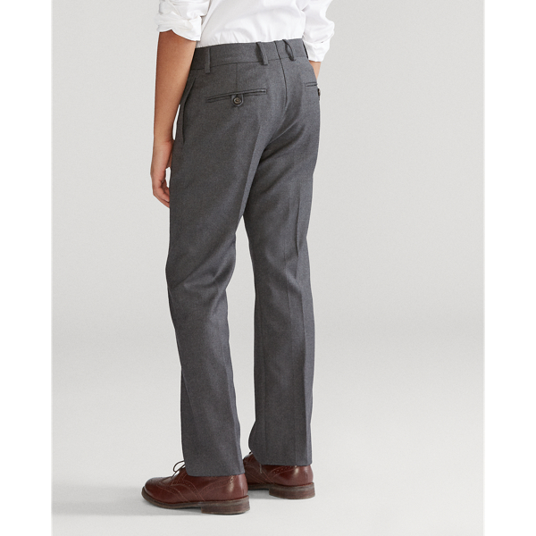 Grey Polo Lightweight Wool Suit Boys 8-20 5