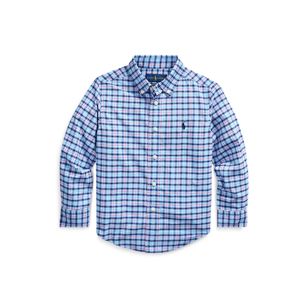Plaid Performance Poplin Shirt Boys 1.5-6 Years 1