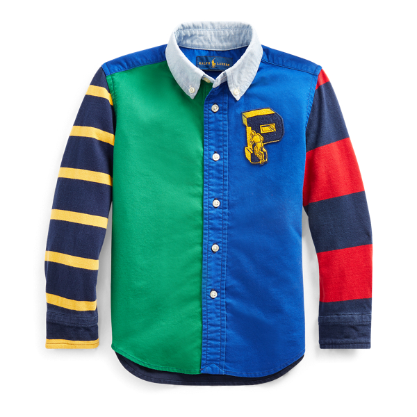 Cotton Rugby Oxford Shirt Boys 1.5-6 Years 1