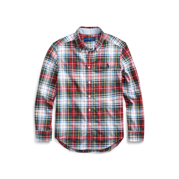 Cotton Madras Shirt Boys 6-14 Years 1