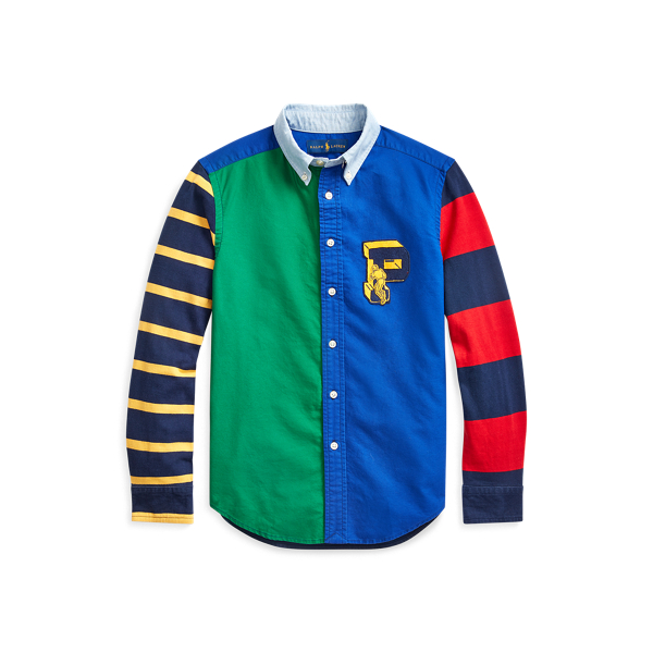 Cotton Rugby Oxford Shirt Boys 6-14 Years 1