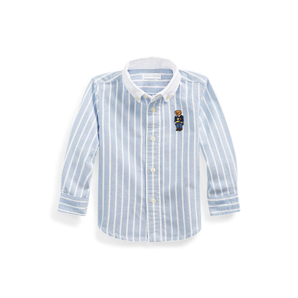 Polo Bear Cotton Oxford Shirt Baby Boy 1