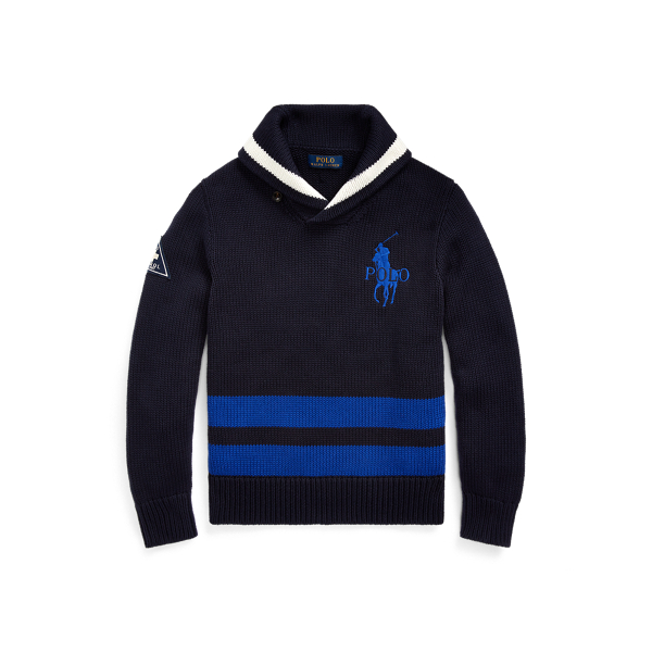 Big Pony Cotton Shawl Jumper Boys 6-14 Years 1