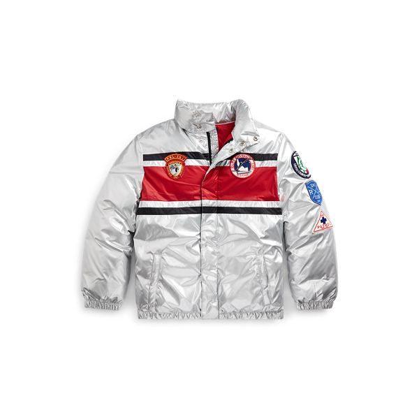 Striped Down Jacket Boys 6-14 Years in 1
