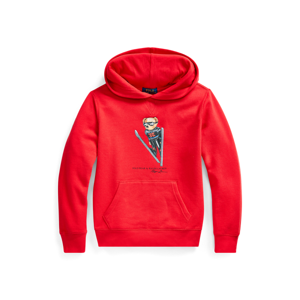 Ski Bear Fleece Hoodie Boys 6-14 Years 1