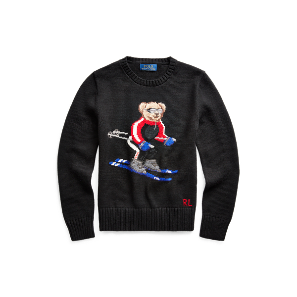 Ski Bear Jumper for Boys Ralph Lauren UK