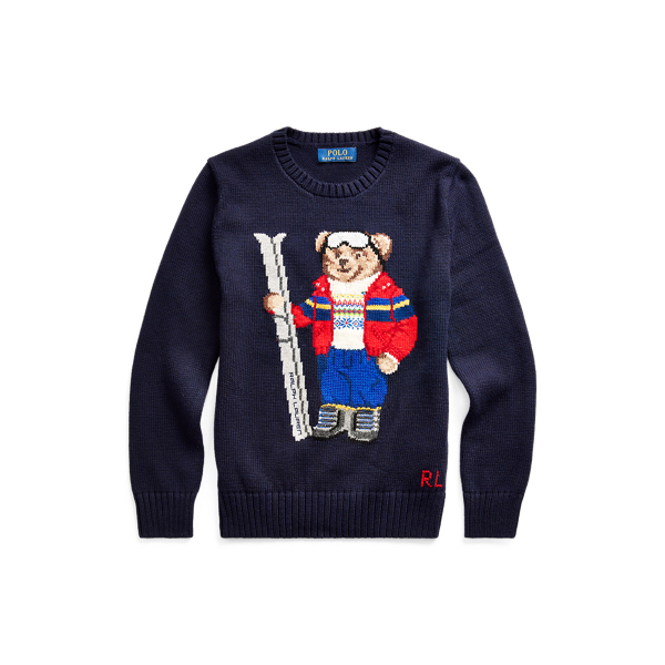 Ski Bear Cotton-Blend Jumper Boys 6-14 Years 1