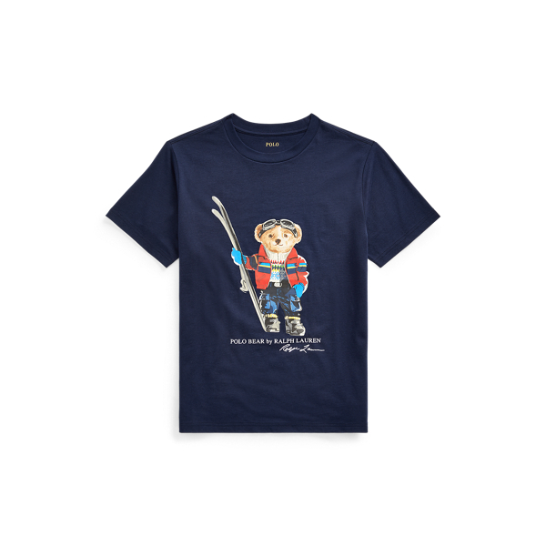 Ski Bear Cotton Jersey Tee Boys 6-14 Years 1