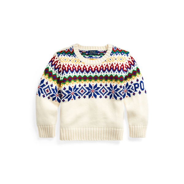 Fair Isle Cotton-Wool Jumper Boys 1.5-6 Years 1